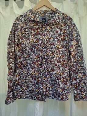 Nautica Jeans Floral Button-Front Shirt - Multicolor
